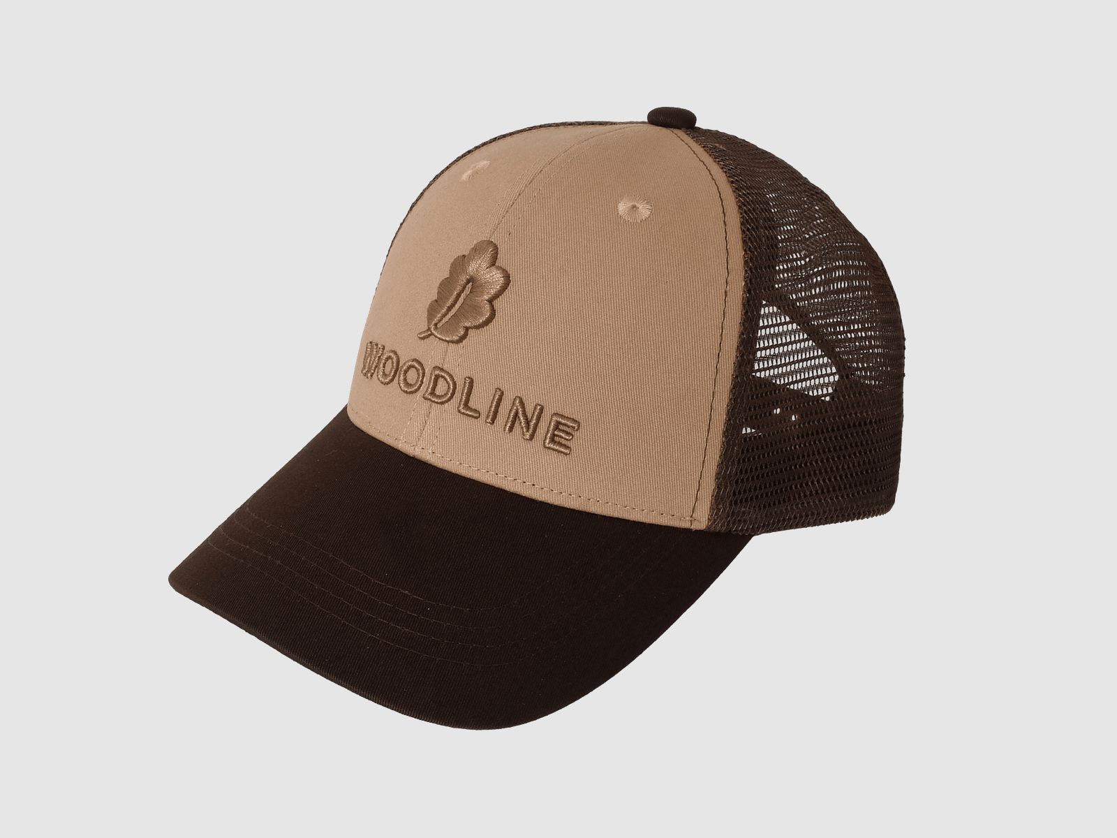 Woodline Trucker Cap Beige/Braun