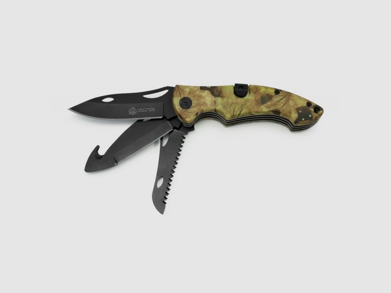 PUMA XP Trifecta 3-Klingen Schliessmesser, camo