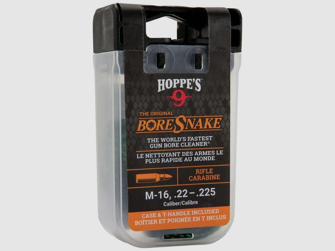 Hoppes BoreSnake pour armes longues - M-16/.223/.22-.225
