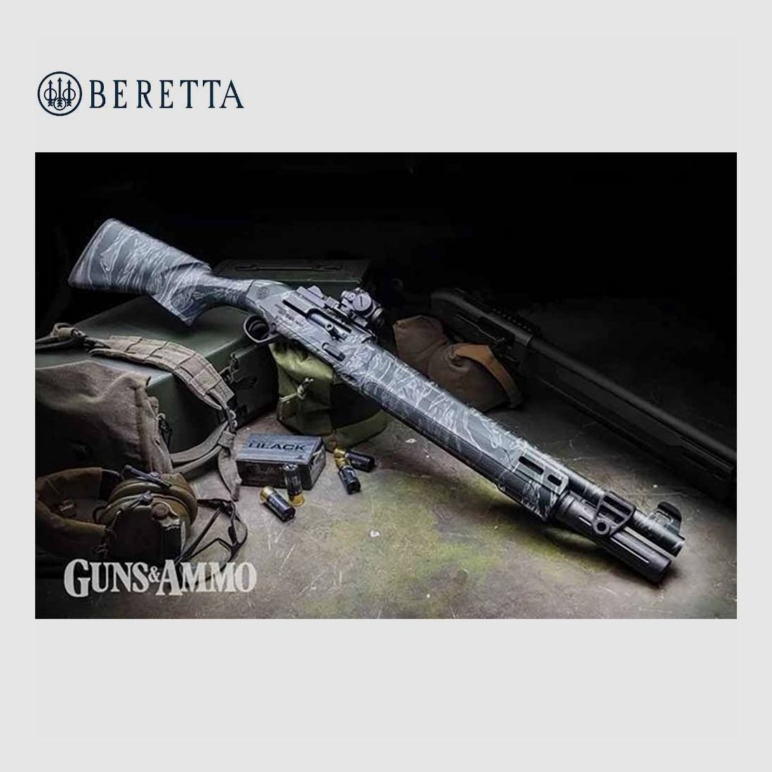 BERETTA 1301 TACTICAL TIGER STRIPES Gen2 M-Lok LL 47cm MultiChoke 12/76