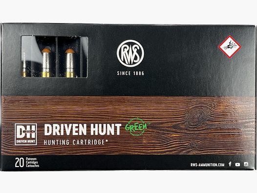 RWS Driven-Hunt Jagdpatrone Kal. .308 Win 165gr