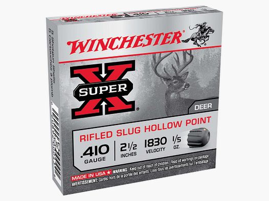 Winchester Super-X Slug .410 6g 5 cartuchos