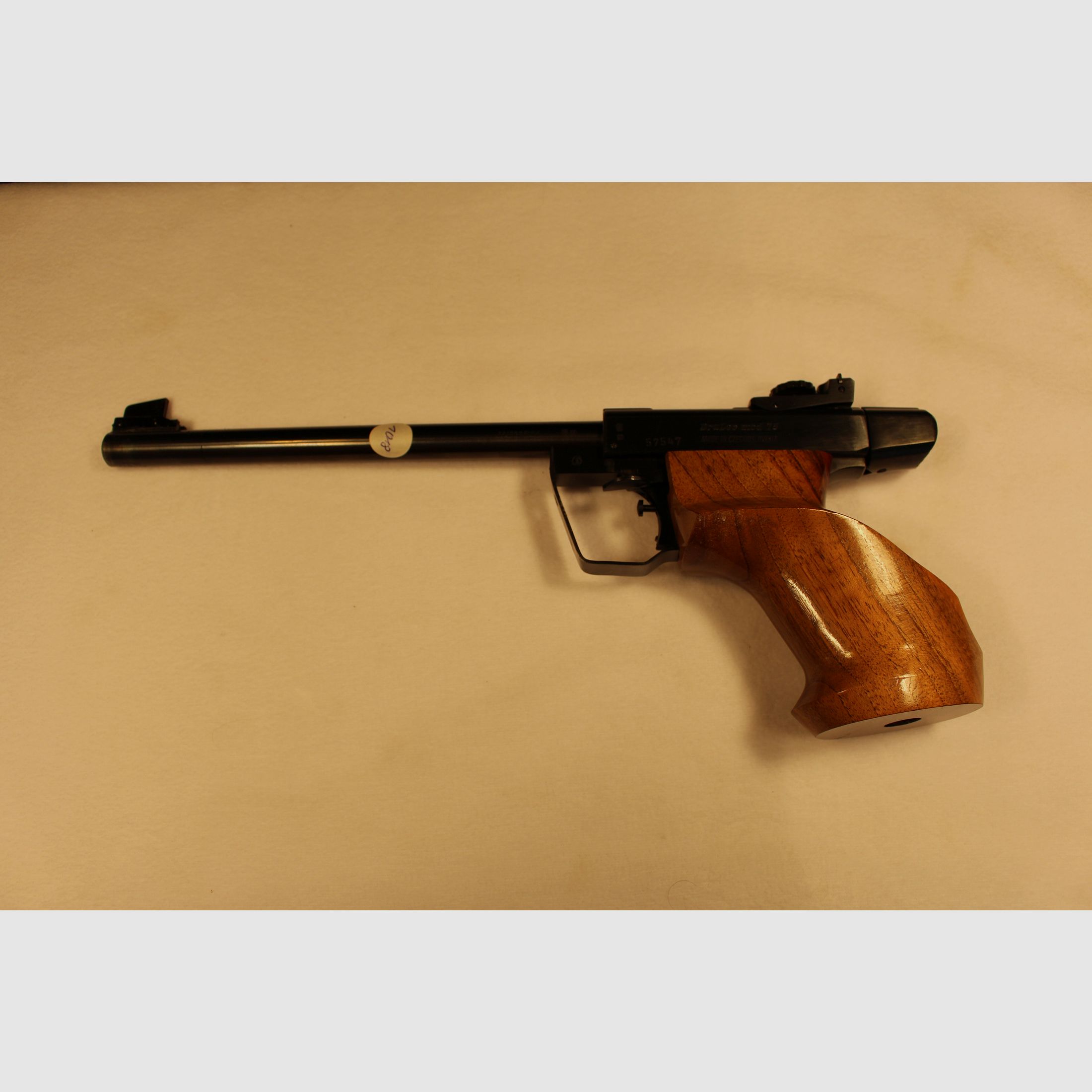 Drulov Model 75 pistola de un solo disparo.