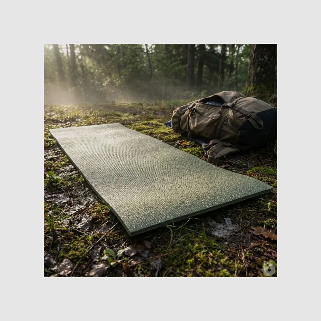 Bodenmatte aus XPE-Schaum Grün - 180x50 cm - Dicke 6 mm, Bild 3 von 7