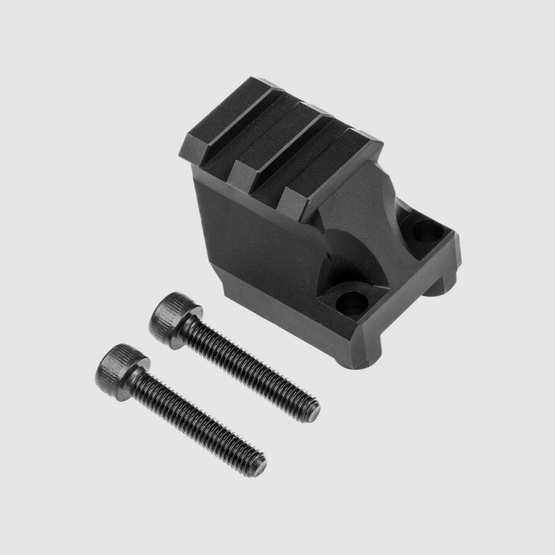 Buttstock Adapter | CNC ALU | black anodized | Huben GK1