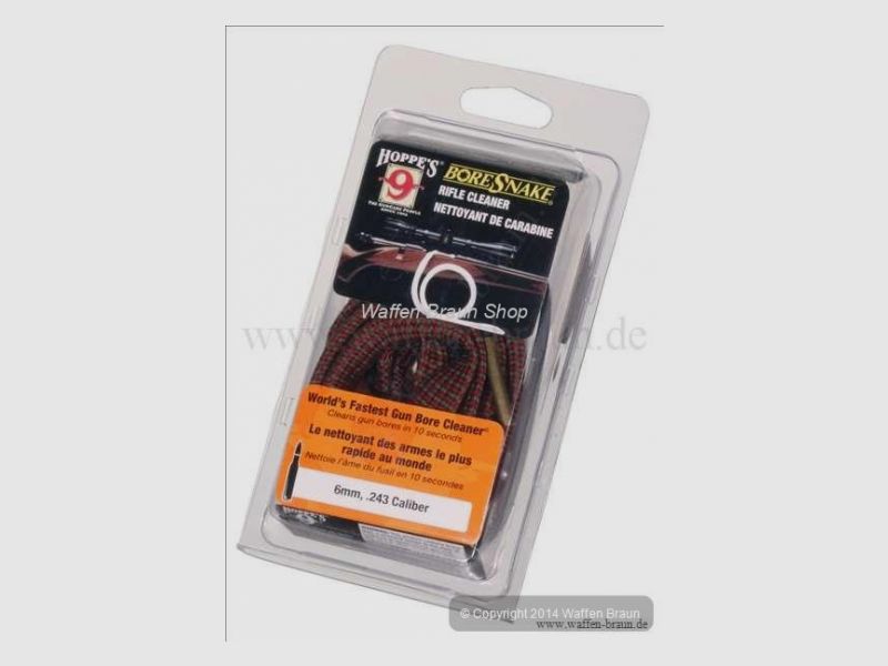 Hoppe s Bore Snake/ Qucik Clean 5,6mm / .22 für Langwaffen
