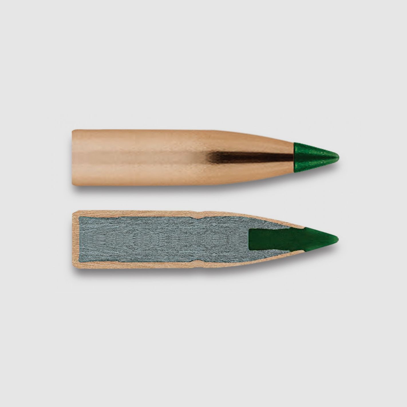 Remington CORE LOKT TIPPED Geschosse grün Kunststoff 270 Win 130 grains, Bild 3 von 3