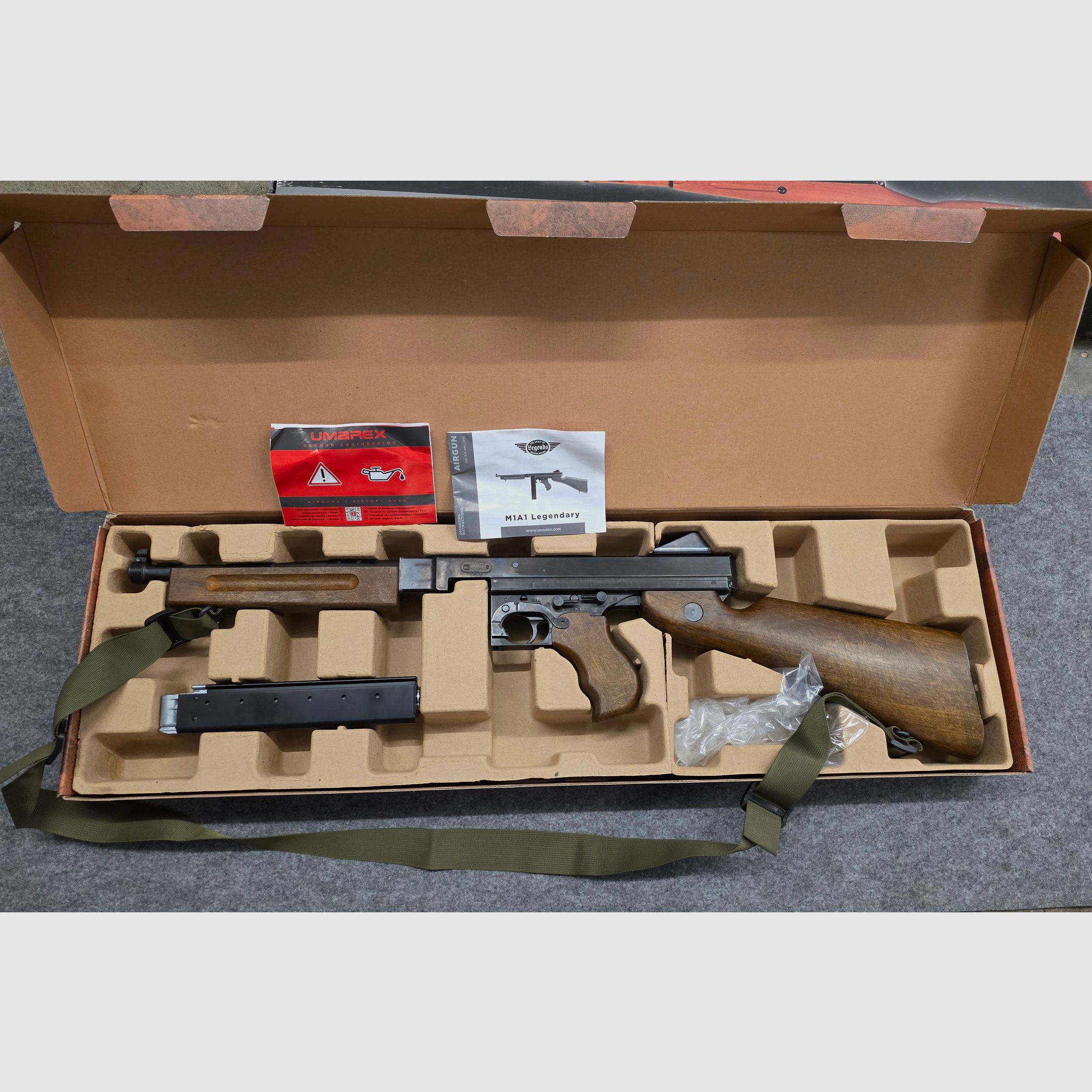 Legends M1A1 Legendary CO2-Fusil à air Blowback Cal. 4,5 mm BB en acier