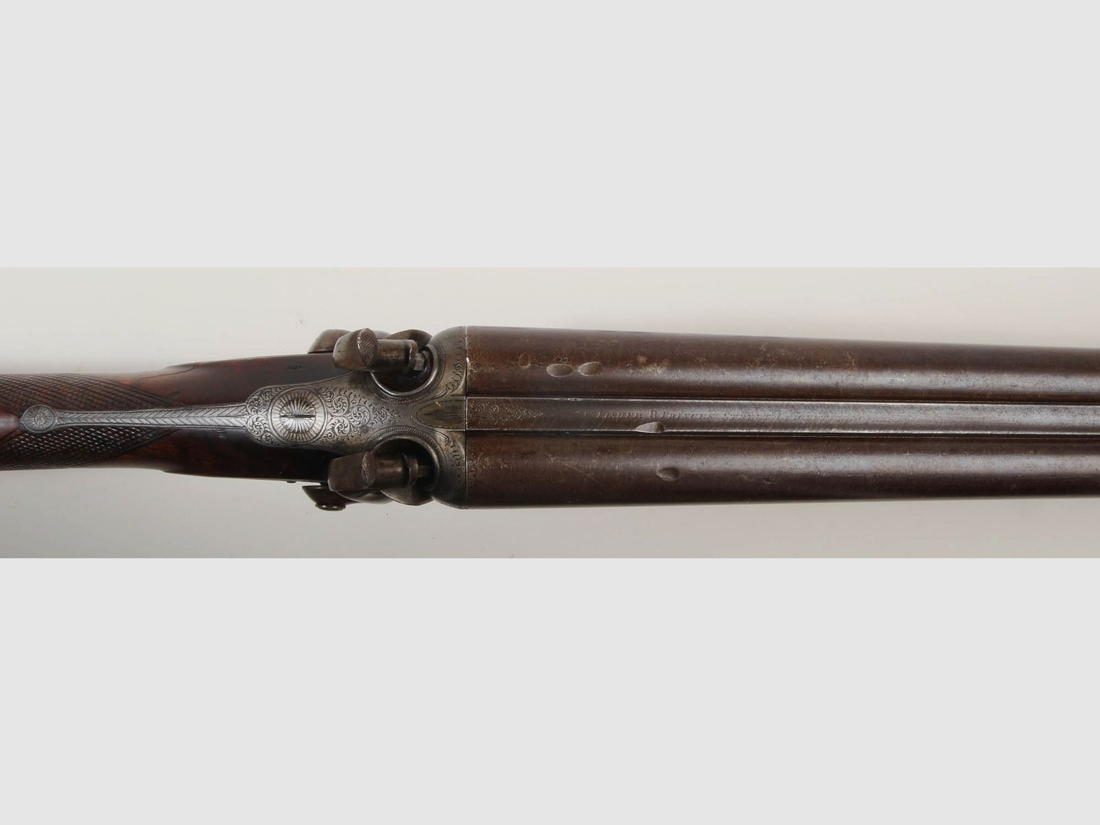Double-barreled shotgun ca. 1880    Article 12909