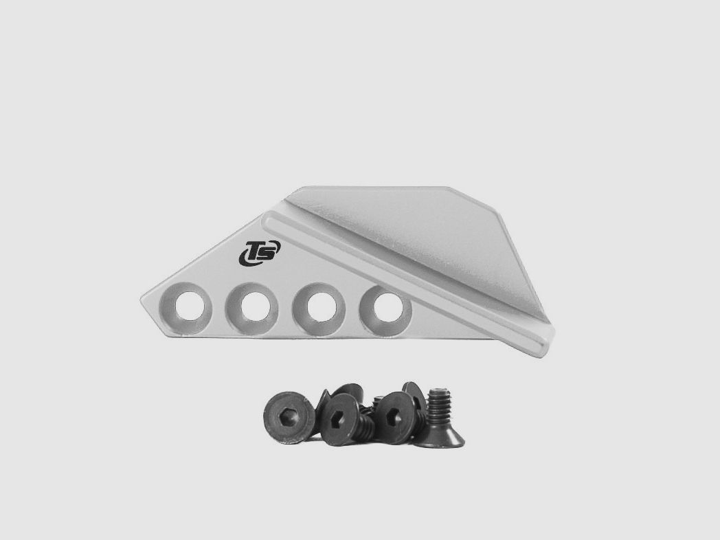 Supporto per il pollice con 4 fori, lato sinistro, per destrimani - TONI SYSTEM/4 holes thumb rest, left side, right hand shooter - TONI SYSTEM * CODICE ARTICOLO AD4SX-SI