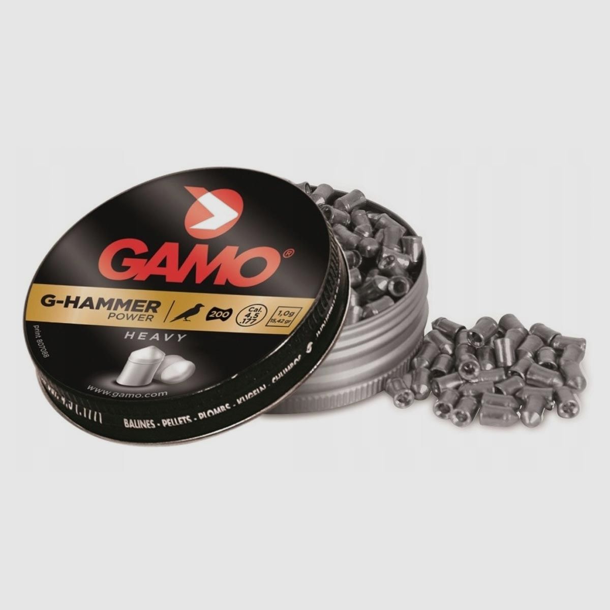 Śrut Gamo G-Hammer Energy 4,5mm 200 szt. - ciężki, szpic