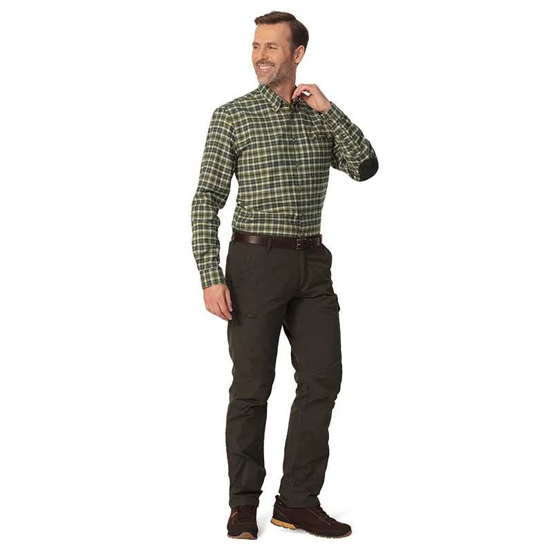 Tagart – Long-sleeved shirt made from biodegradable Tencel WILLOW GREEN – regular fit, image 3 of 3