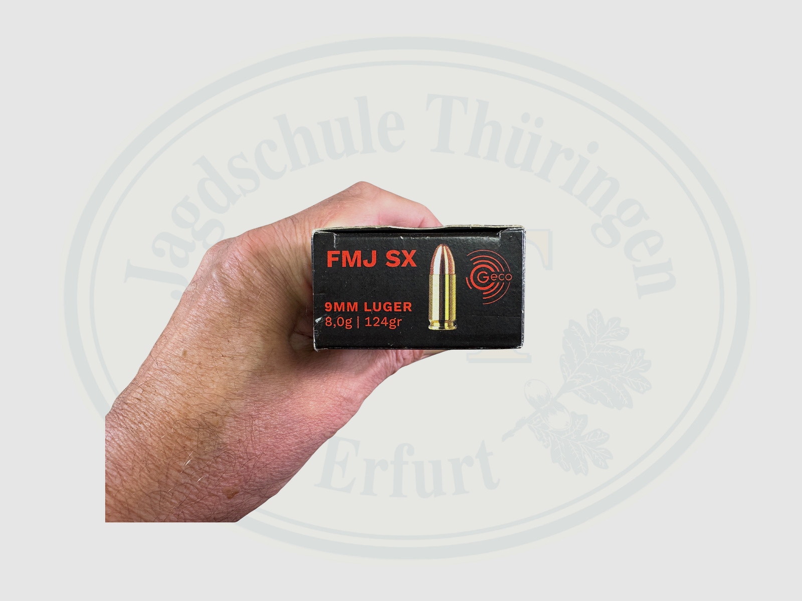 GECO 9mm LUGER FMJ SX 8,0g /124 gr