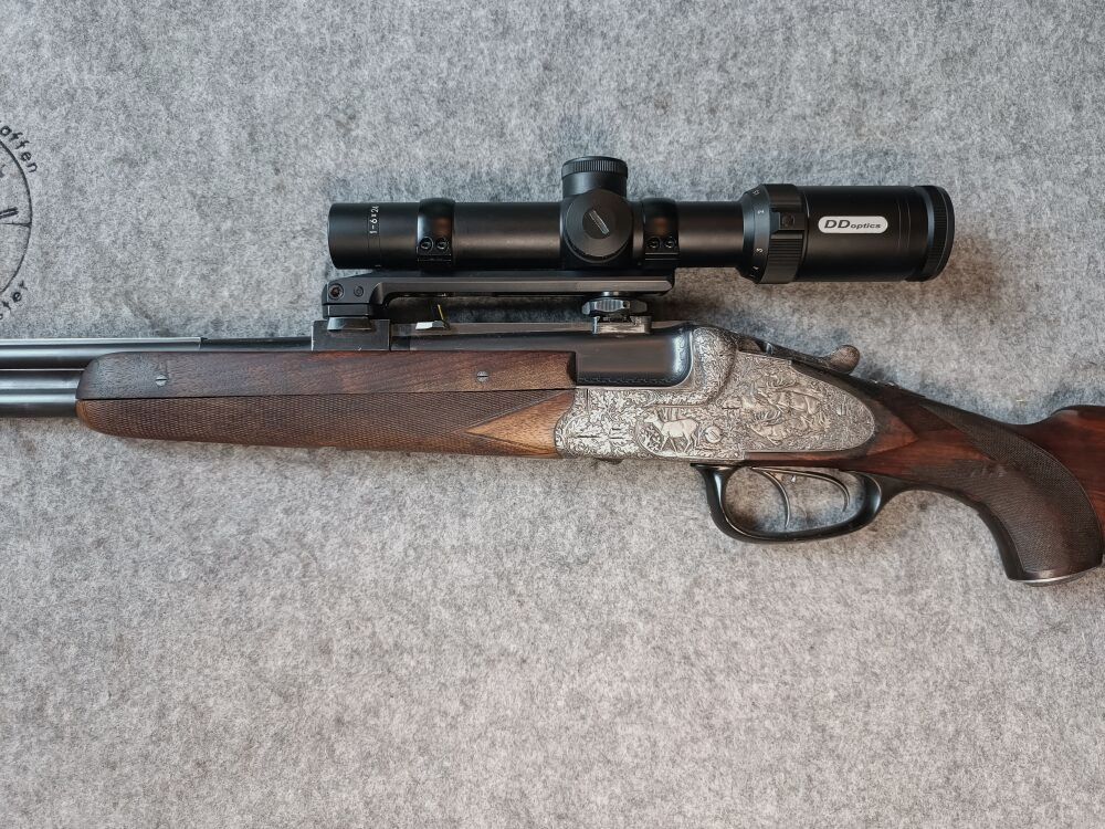 Anton Sodia Ferlach Mod. Sodia Bockdoppelbüchse mit ZF DD Optics 1-6x24