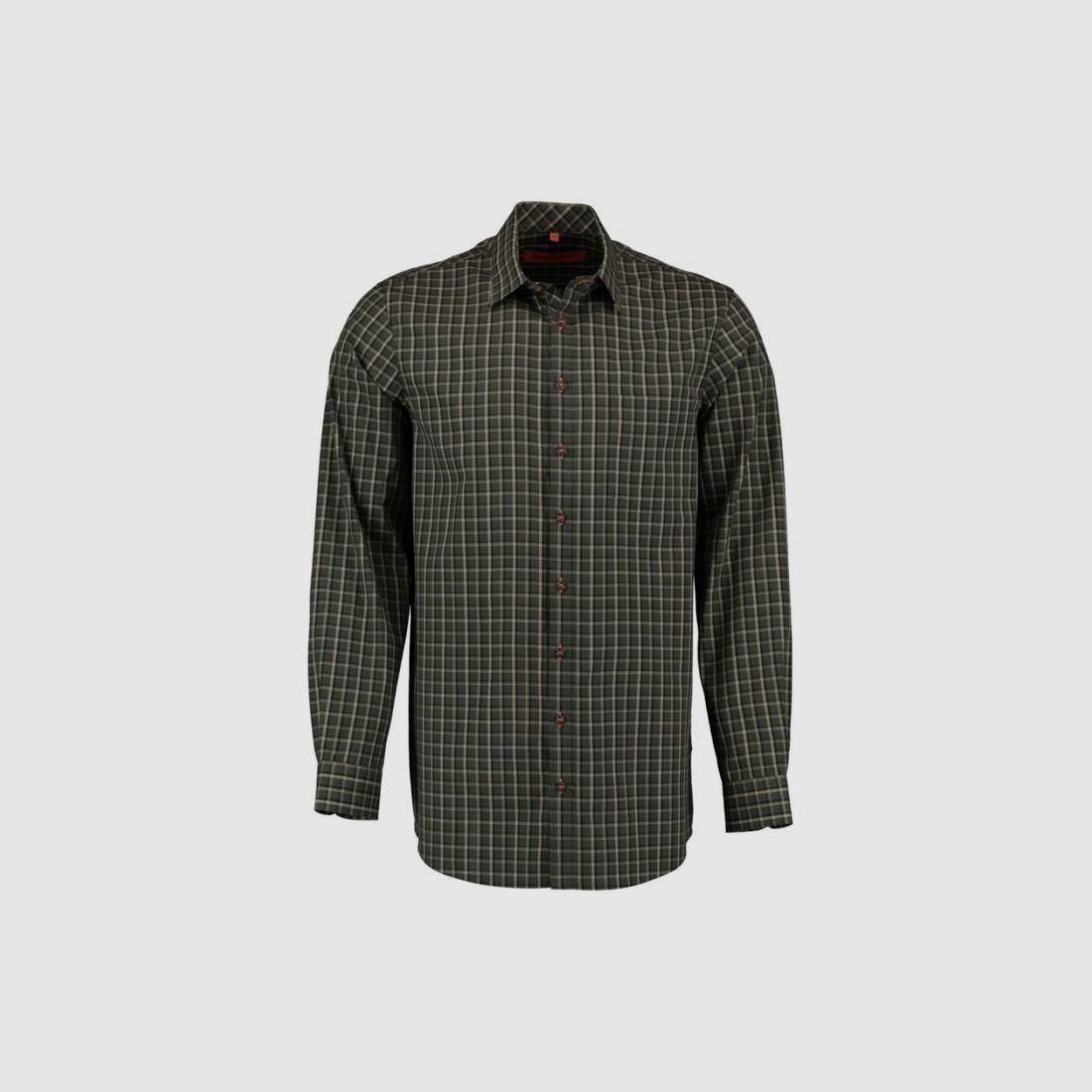 Tom Collins H-shirt with chest pocket and spread collar long sleeve, image 1 of 4