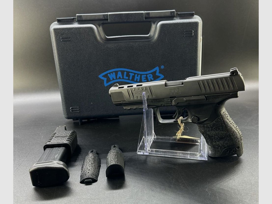 Arme de démonstration Walther pistolet semi-automatique PPQ M2B Navy 9x19 PS 4,6" 15R17R IN 9mmLuger