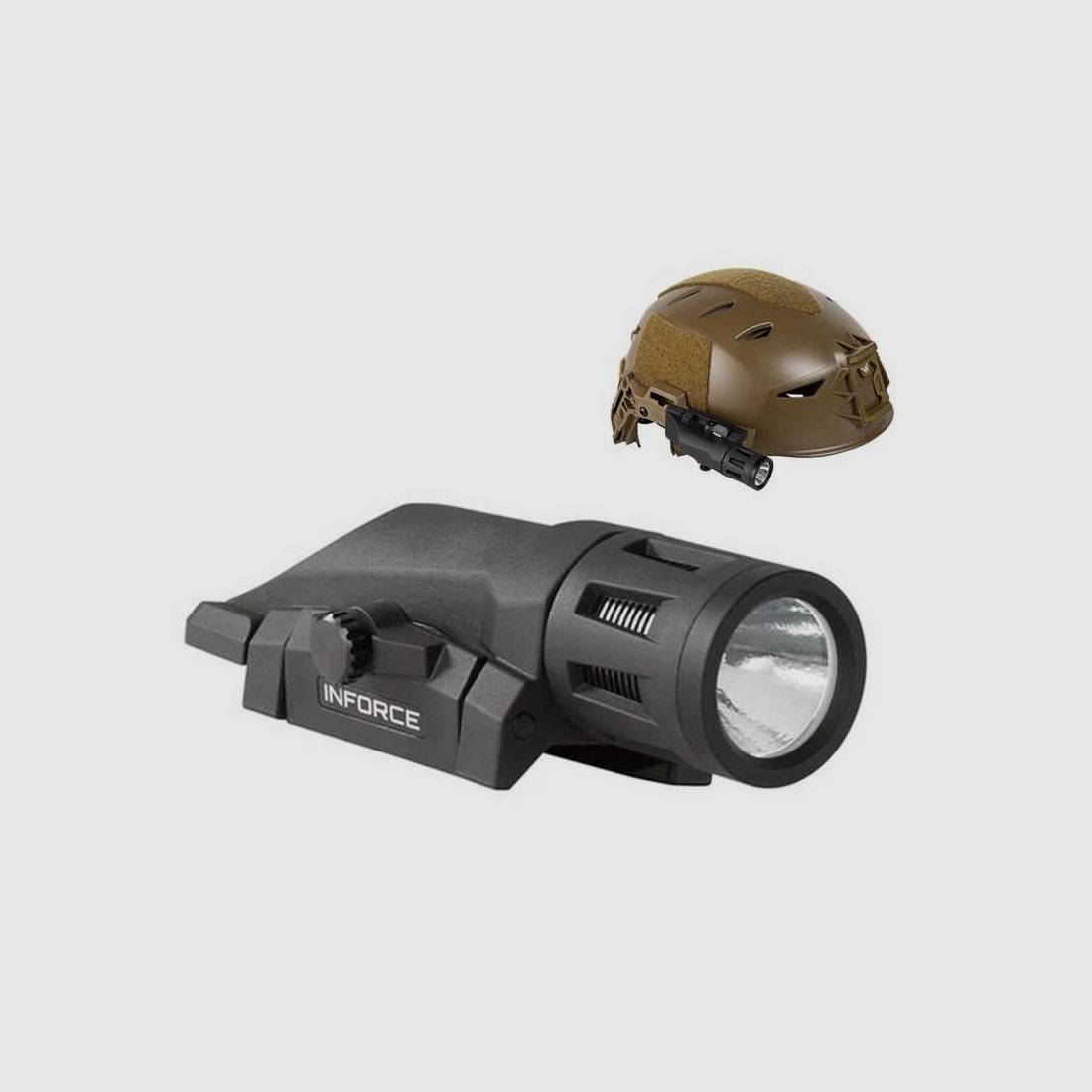 Taktische Lampe für Helm INFORCE HML - FDE, Bild 2 von 10