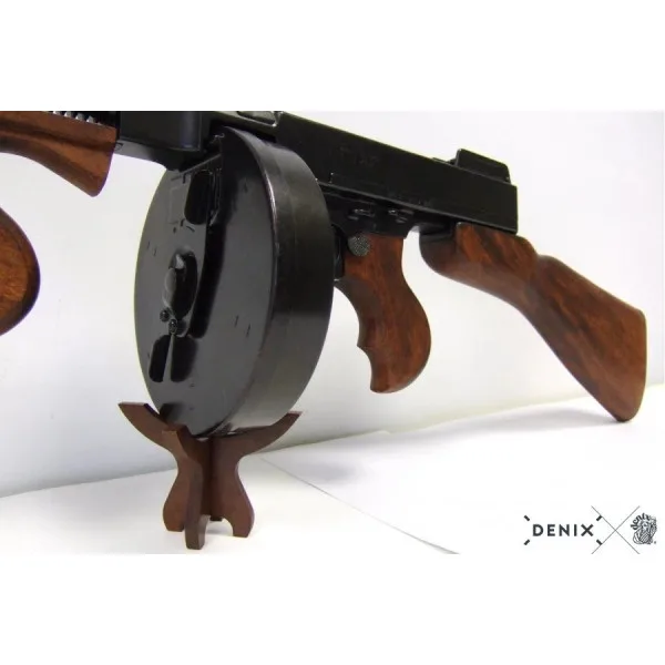 Dekorative Denix-Replik der Maschinenpistole Thomson M1928 – Camembert-Magazin, Bild 6 von 8