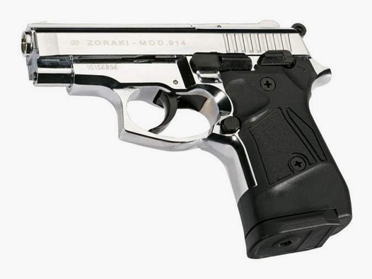 Zoraki Mod. 914MCPAA Chrome Kal 9mm P.A.K. Full Auto