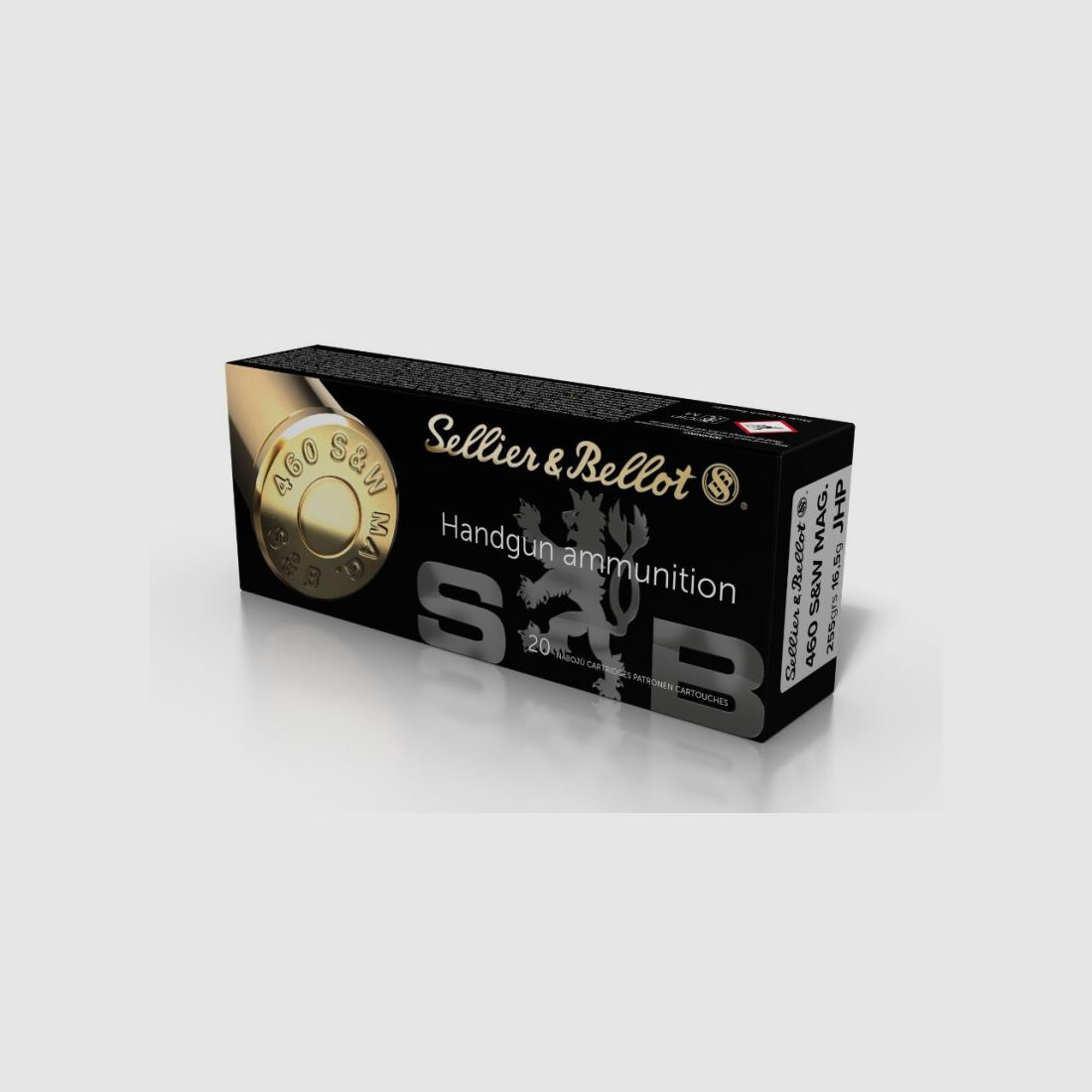 S&B .460 S&W JHP 255Grs., Bild 1 von 2