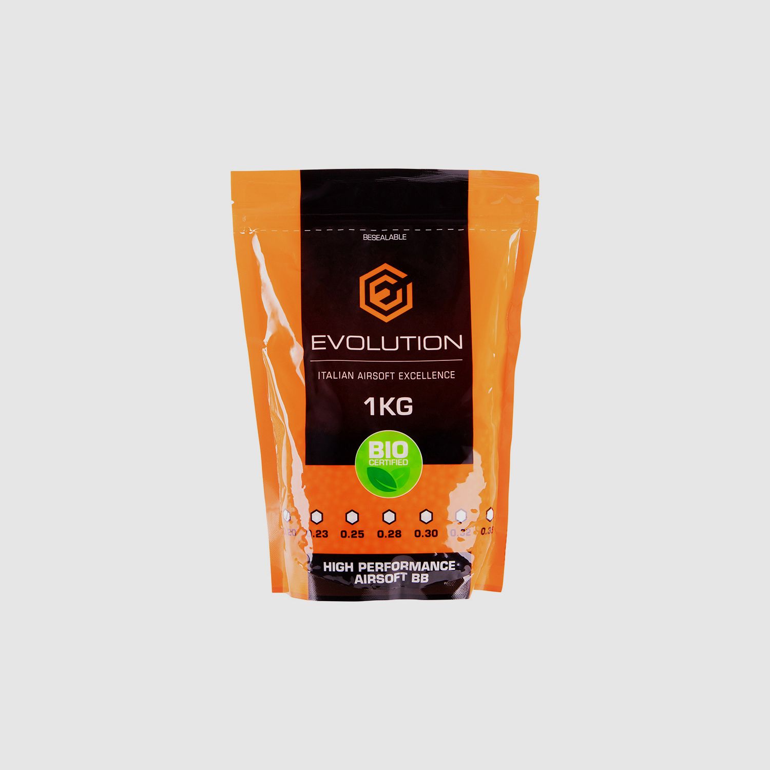 Evolution High Performance Airsoft BIO BBs 6mm 0,20g 5.000 Stück
