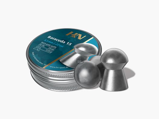 H&N Baracuda 15 - Diabolos - 5,52 mm / .22 cal. - 250 Stck