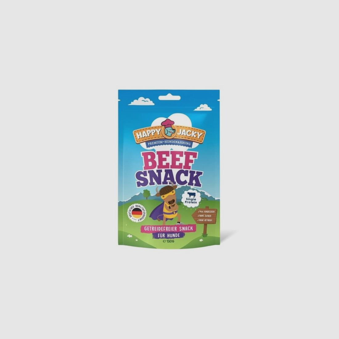 Happy Jacky Hunde Beef Snack 125g
