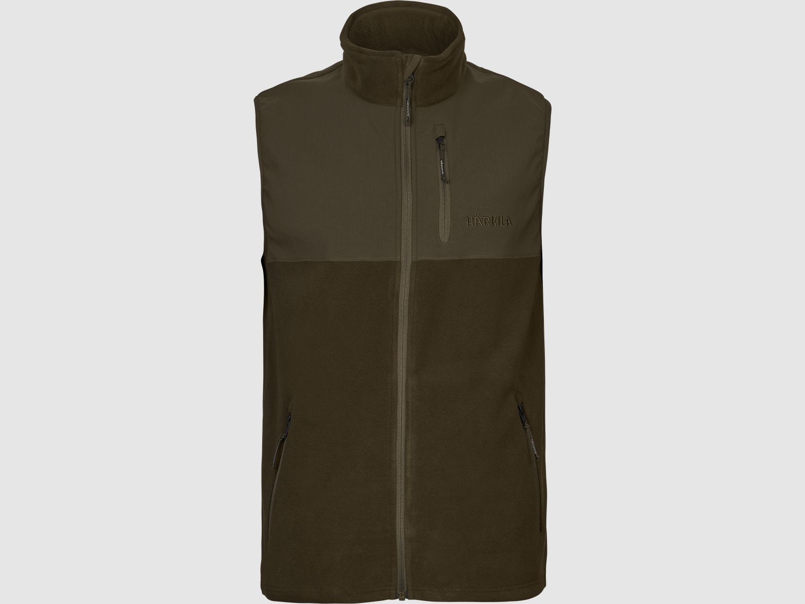 Härkila Fjell Fleeceweste Jagd Herren Green/Willow Green, 3XL