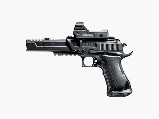 UX RaceGun CO2 pistolet à air comprimé blowback, 4,5 mm BB, avec viseur à point rouge