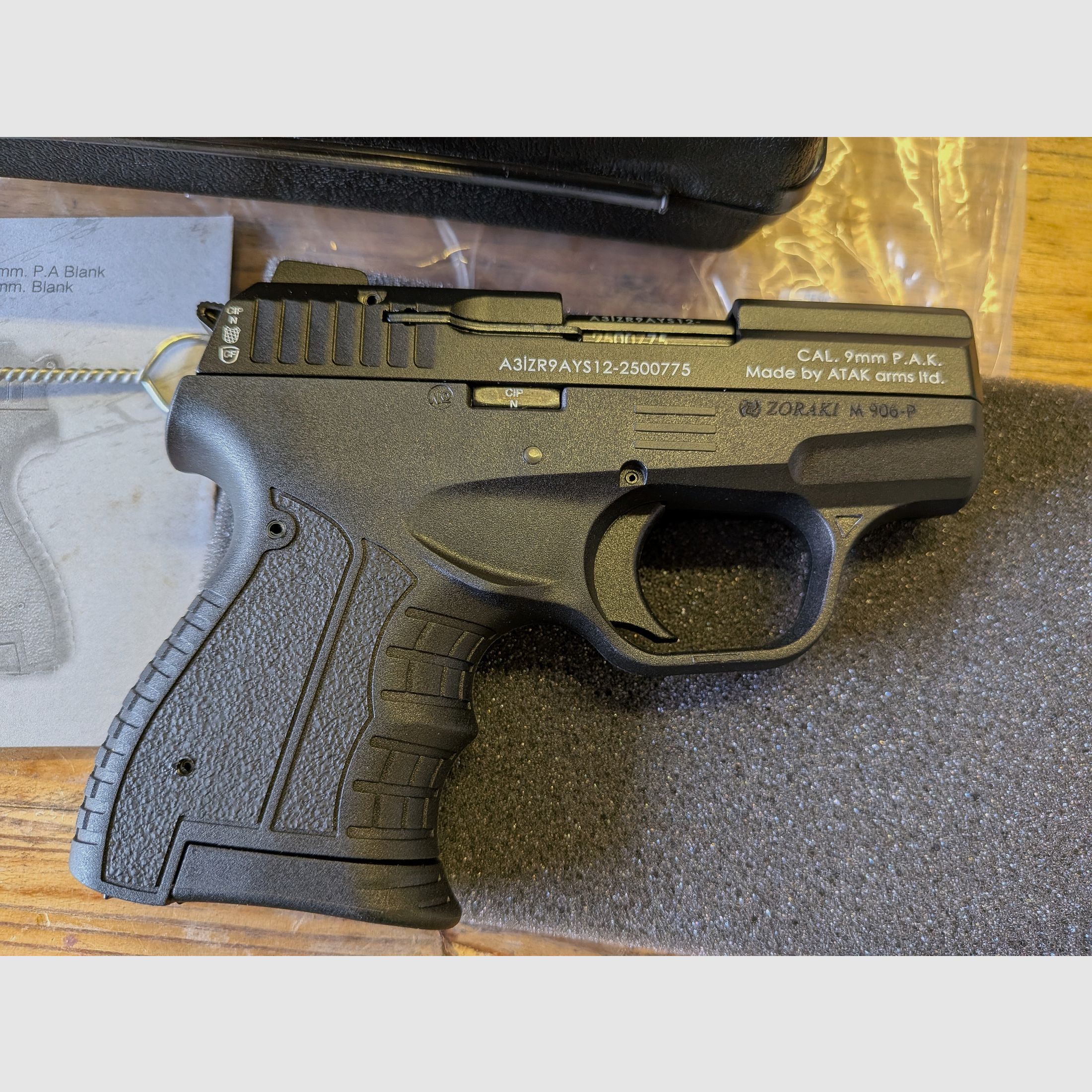 Zoraki 906 Schreckschusspistole 9mm Pak schwarz