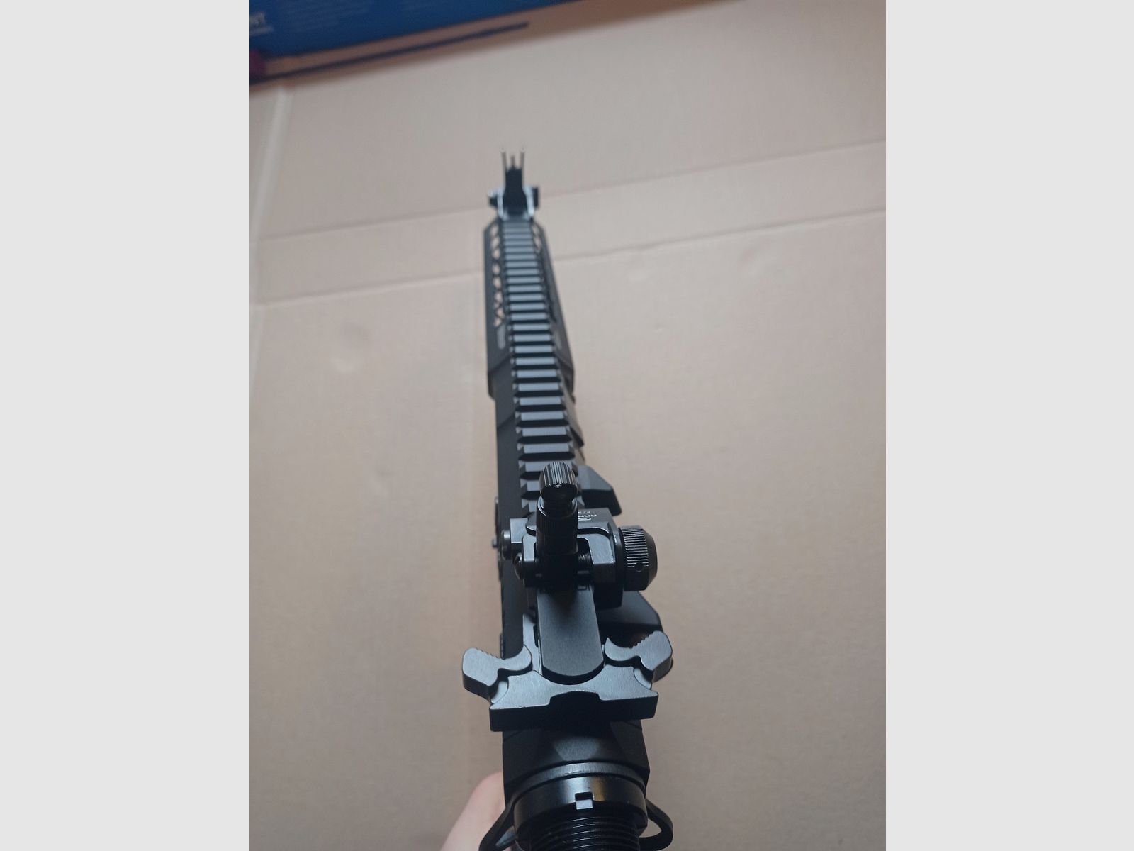 Airsoft AEG Gewehr G&G GC16 SR CQB 0,5J mit Zubehör