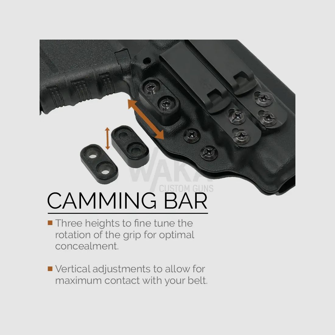 Tenicor CERTUM3 Holster zu Glock 19/45/26 MOS, RH,
