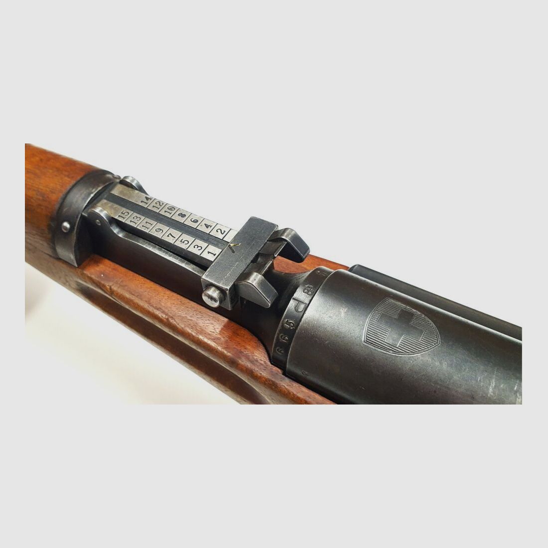 Bern Weapons Factory Repeating Rifle Bern Weapons Factory Swiss K31 Caliber 7.5x55 Swiss completely matching numbers + Hämmerli