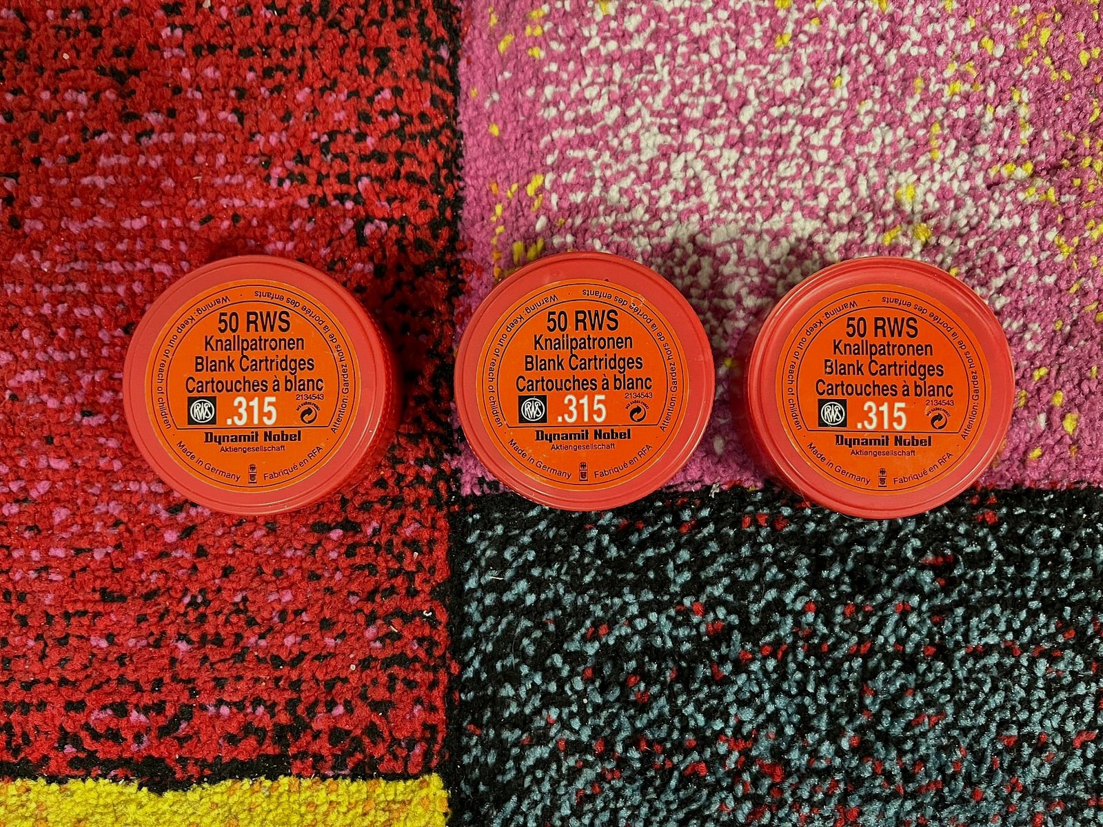 .315 K cartuchos de fogueo RWS - Coleccionista