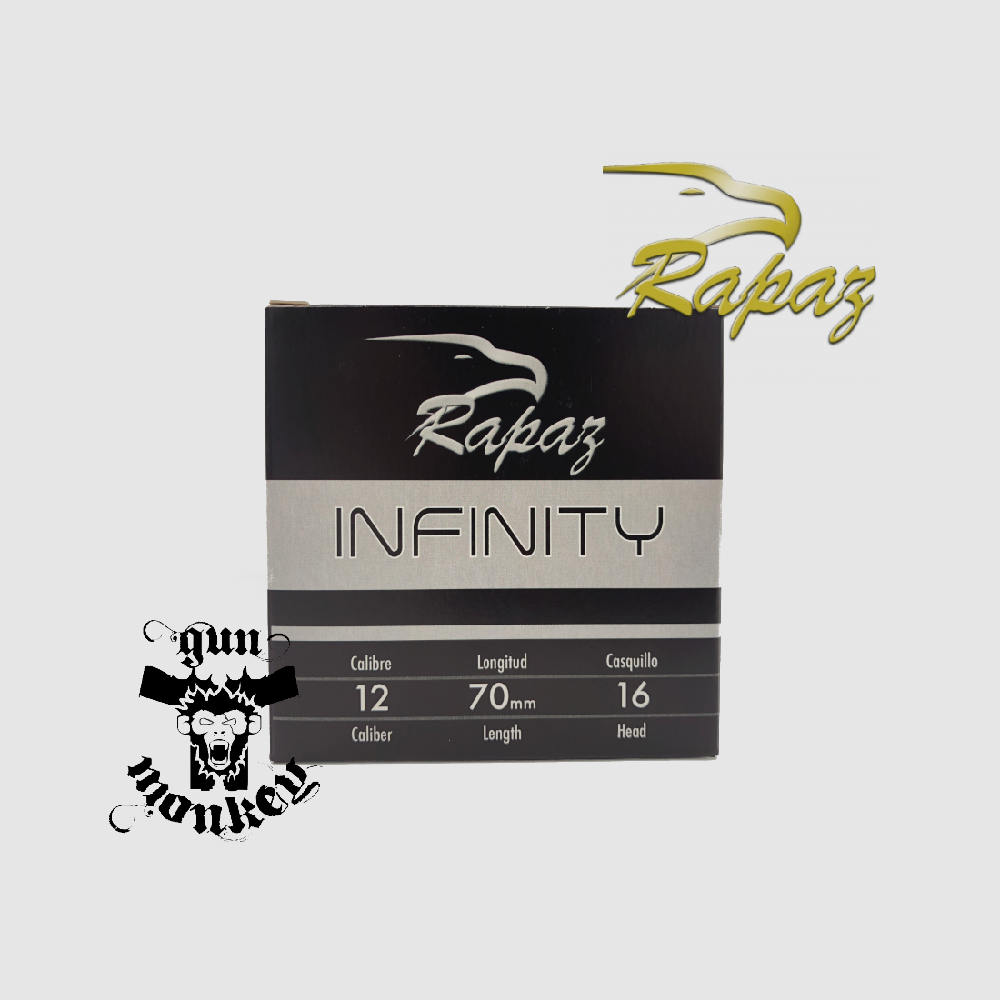 Shotgun ammunition RAPAZ GunMonkey Infinity cal. 12/70 2.9 mm 28 g IPSC&3GUN (pack=25 pcs.), image 3 of 3