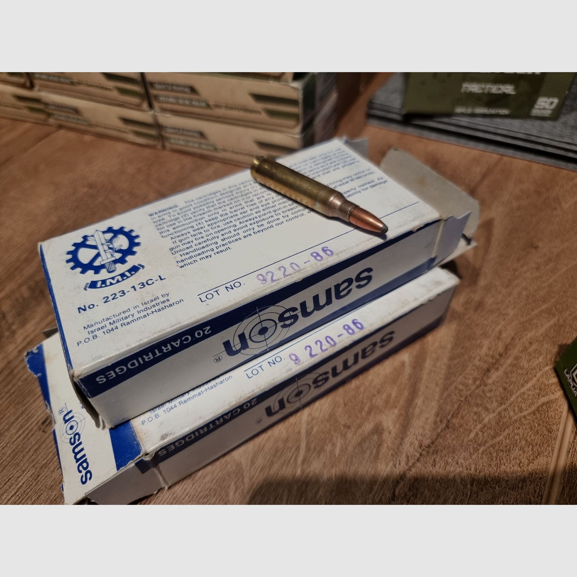 Munizioni .223 Remington 55gr FMJ - vari produttori - S&B Magtech IMI PMC PPU Lapua GGG Norma ecc.