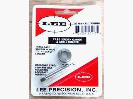 Lee Case Length Gauge et Shell Holder 222Rem (90113)