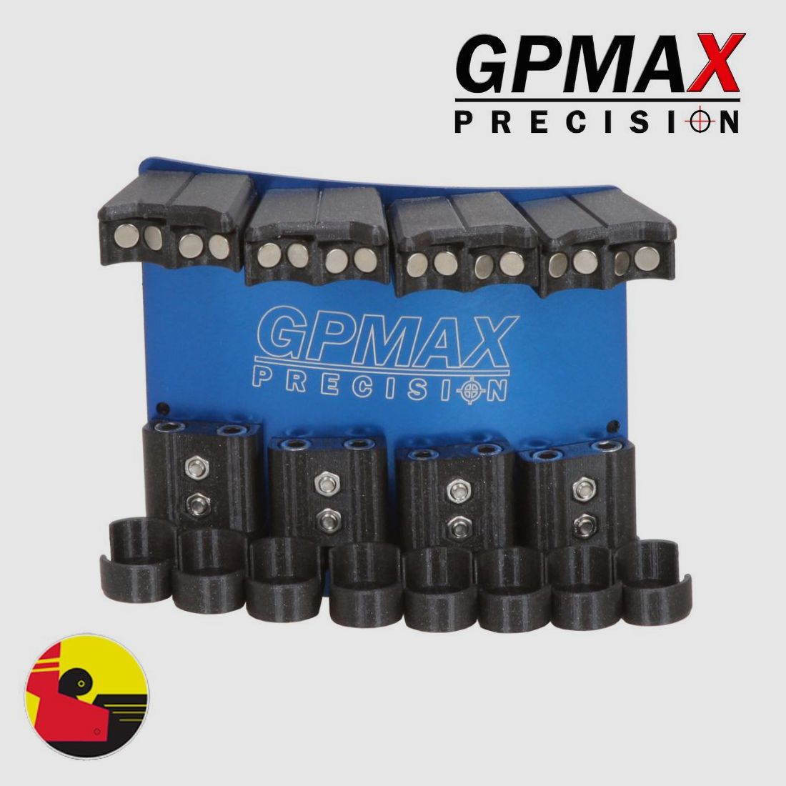 GP Max – BLOCCO 16 SHOOT BASE ZWART – Kal. 12 – Draagholster, afbeelding 2 van 6