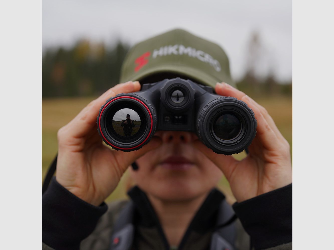 Multispektralne lornetki termalne z dalmierzem IR 850nm HABROK HH35L HIKMICRO, zdjęcie 8 z 8