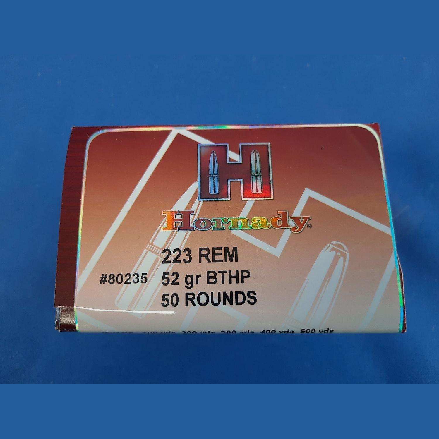 Hornady .223 Rem. Match BTHP 3,4g/52grs. 50szt., zdjęcie 1 z 2