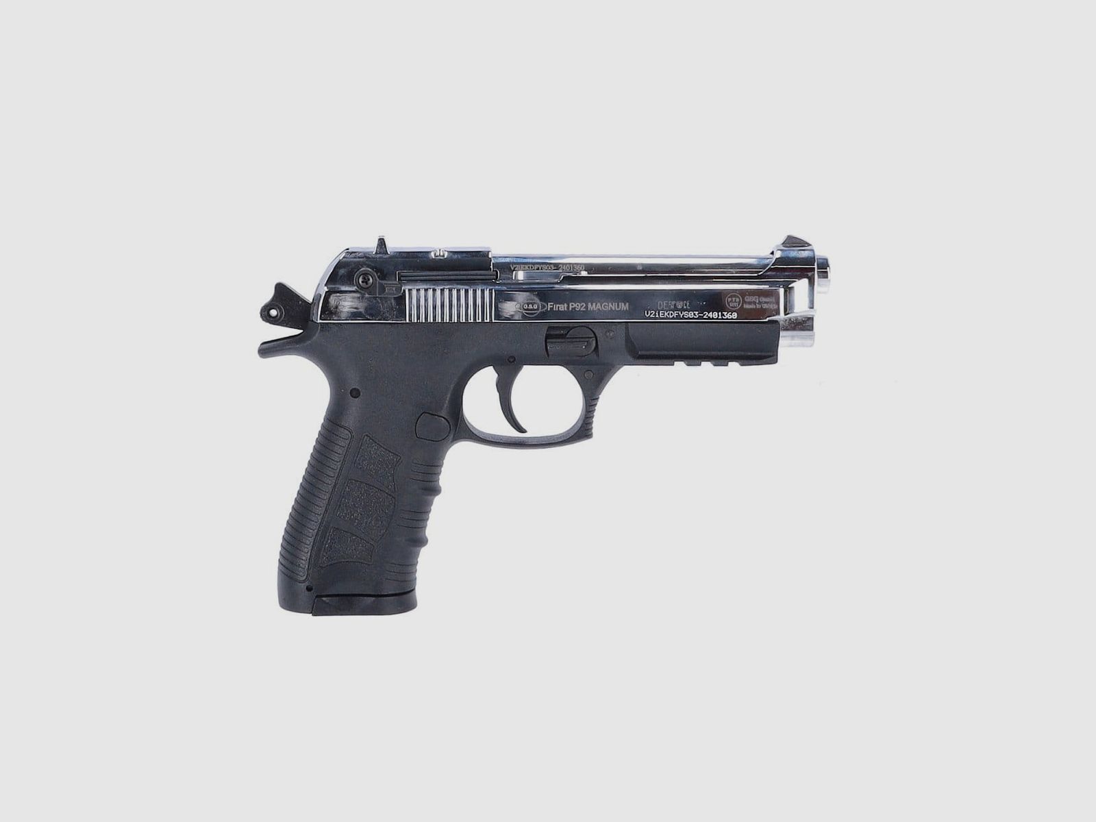 Ekol Firat P92 Magnum Chrom 9 mm P.A.K Schreckschuss Pistole