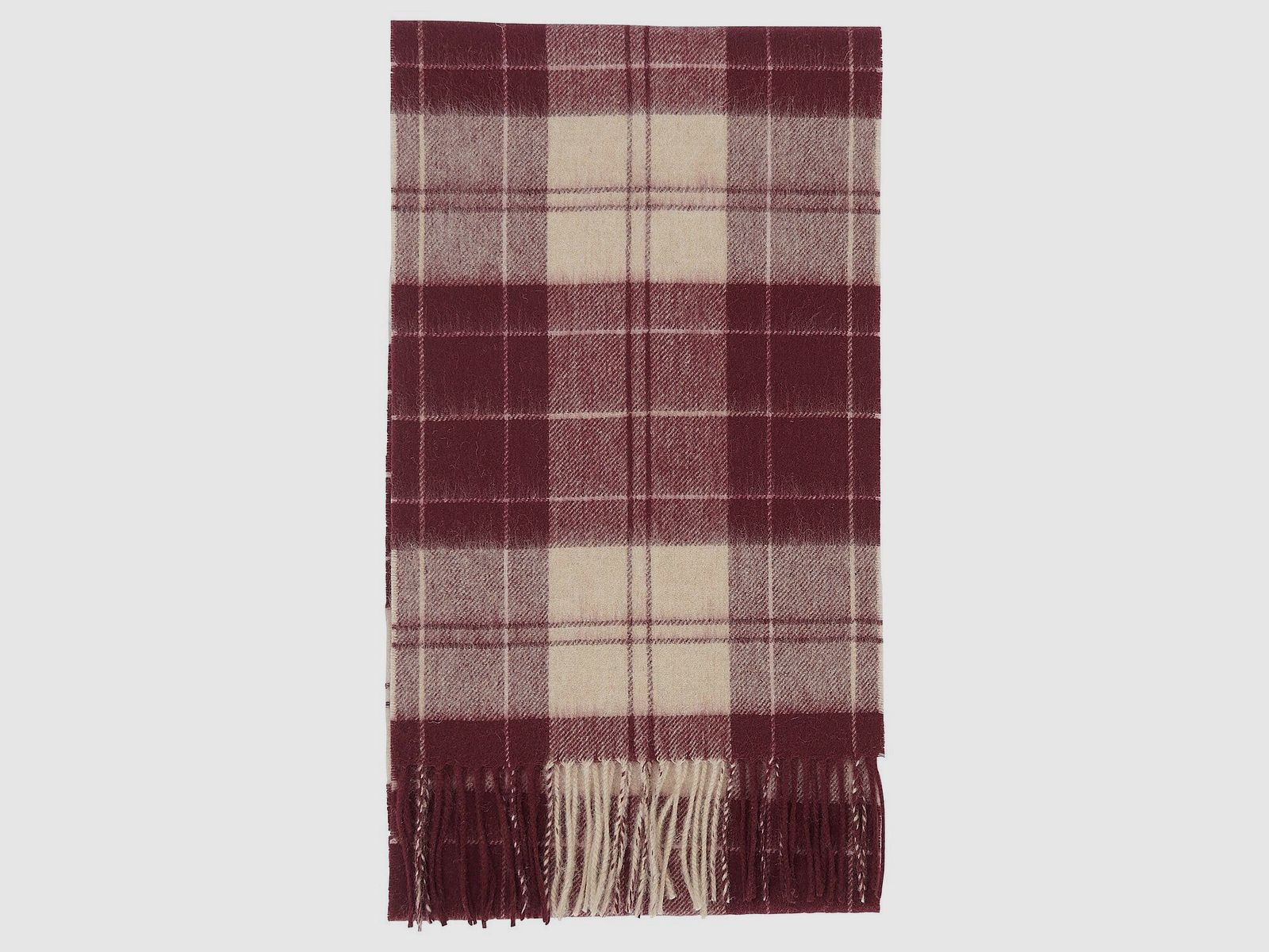 Barbour Tartan Schal aus Lammwolle & Cashmere