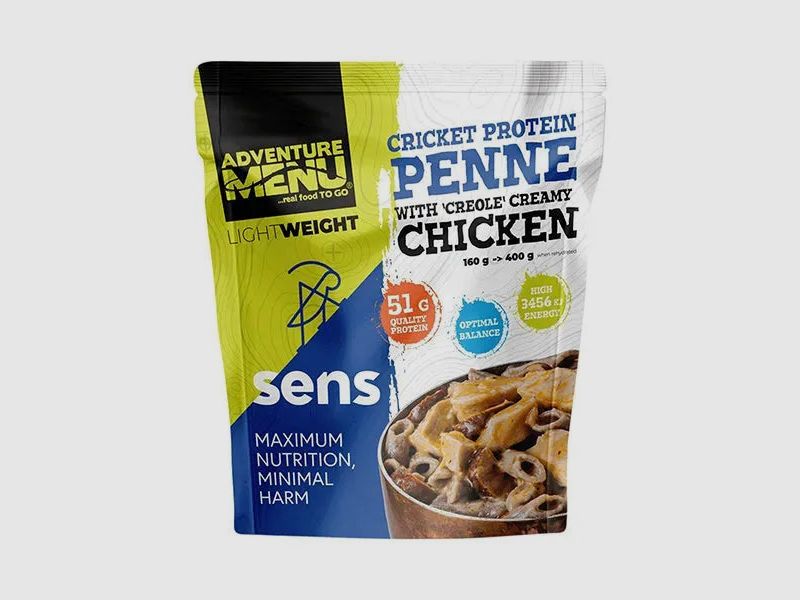 Adventure Menu SENS Grillen Protein Penne mit Hähnchenfleisch