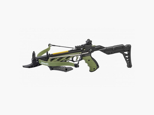 Buchner pistol crossbow Alligator II green with shoulder stock crossbow