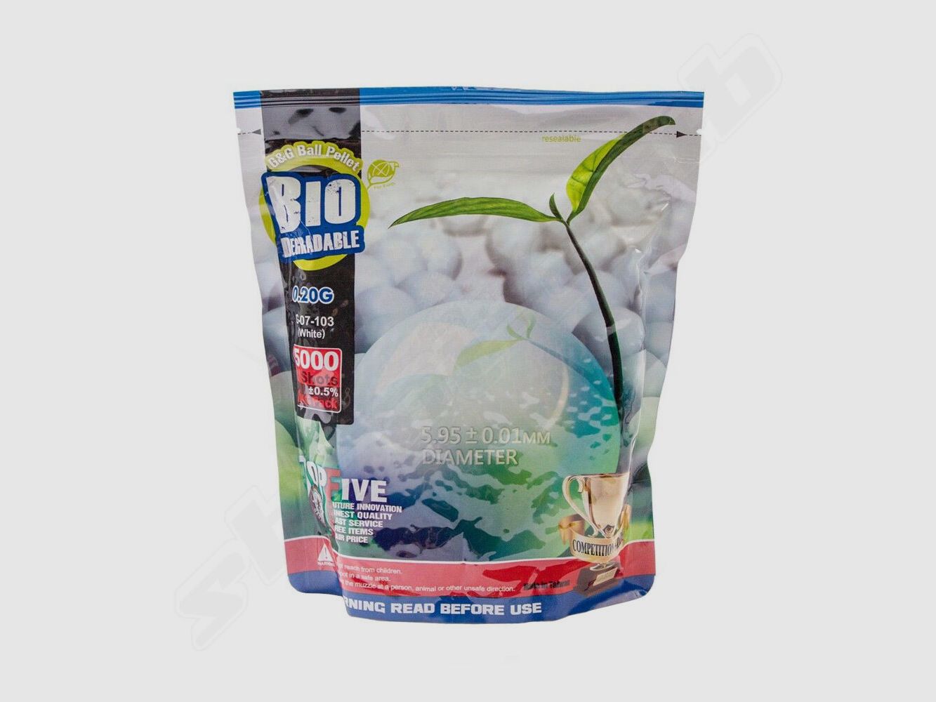 G&G Armament G&G Bio BBs 0.20g Precision 5000 shots 6mm 1kg bag