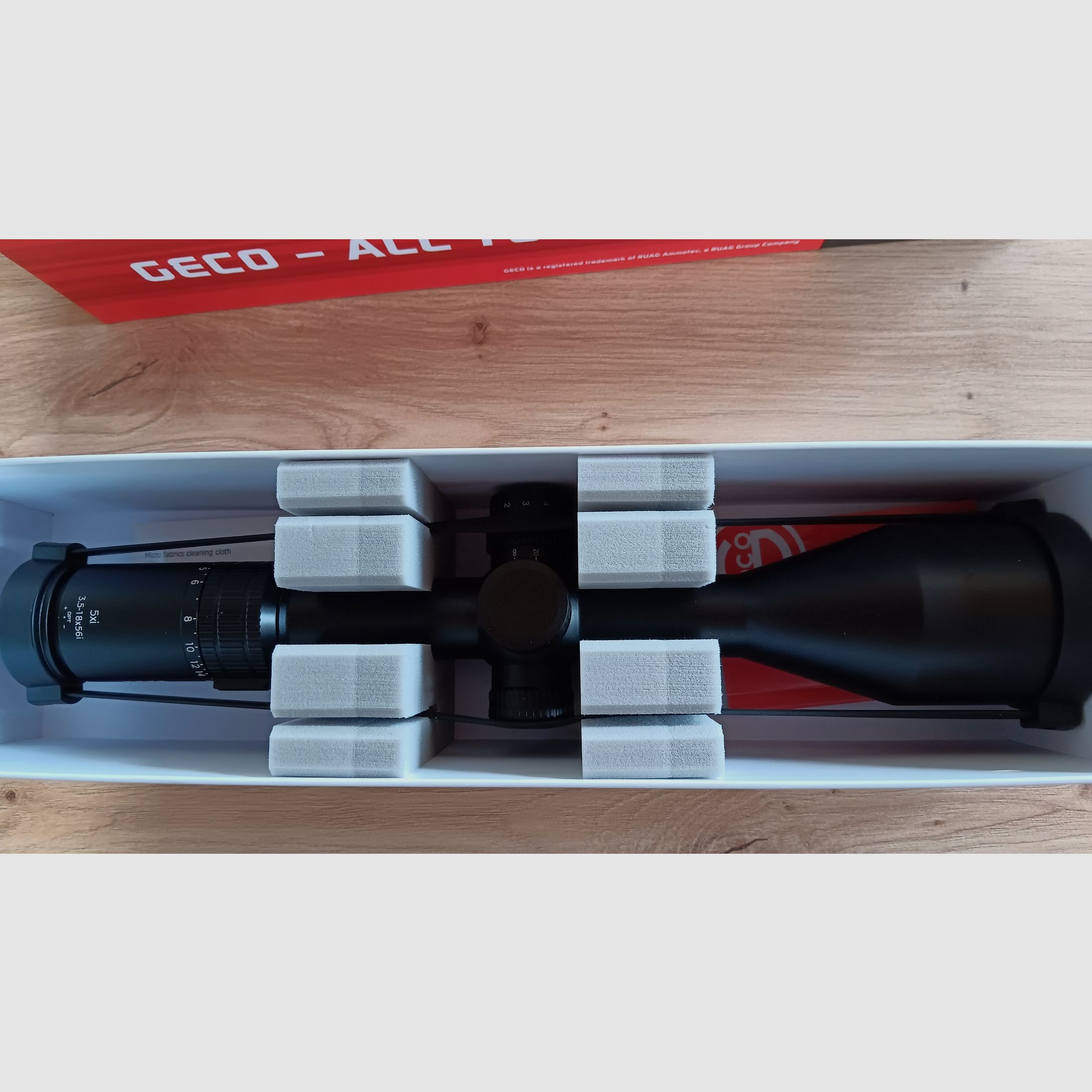 GECO 3,5-18X56I Zielfernrohr Optik Neu 