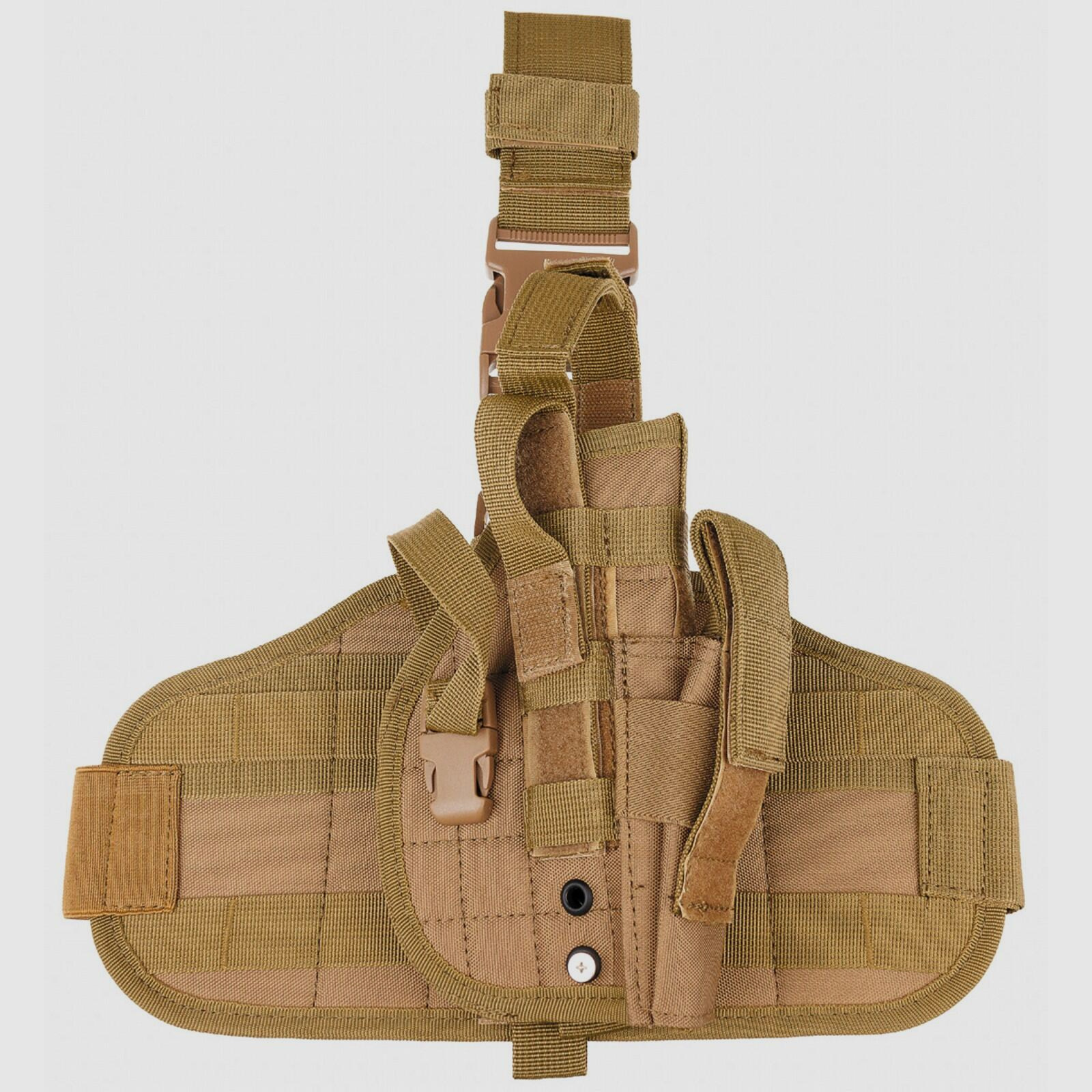 Pistolenbeinholster, MOLLE",rechts, coyote tan"