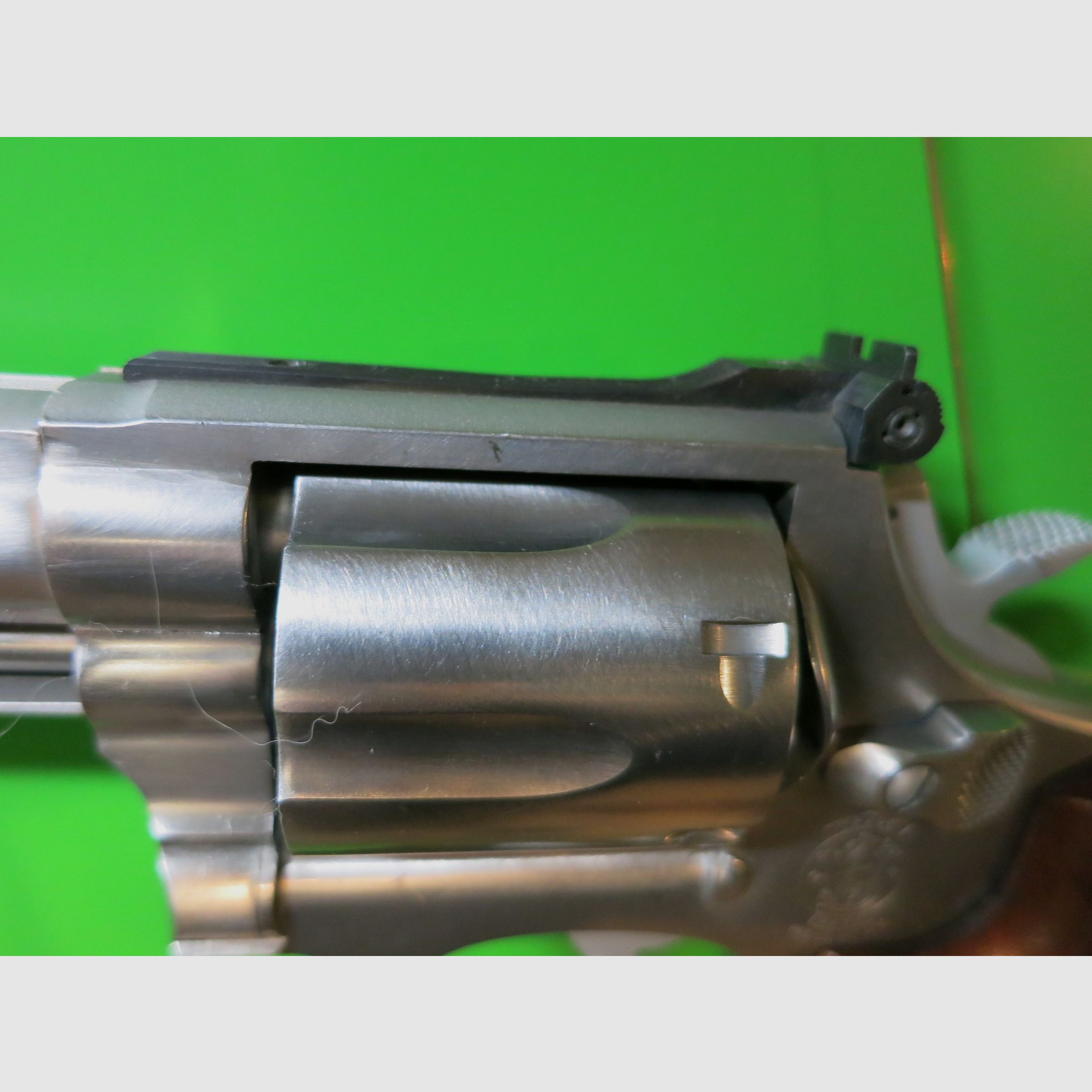 Revolver, SMITH&WESSON, Mod. 686-1 , .357 Magnum, 6" Lauf,  Edelstahl-Version (stainless)    #71-