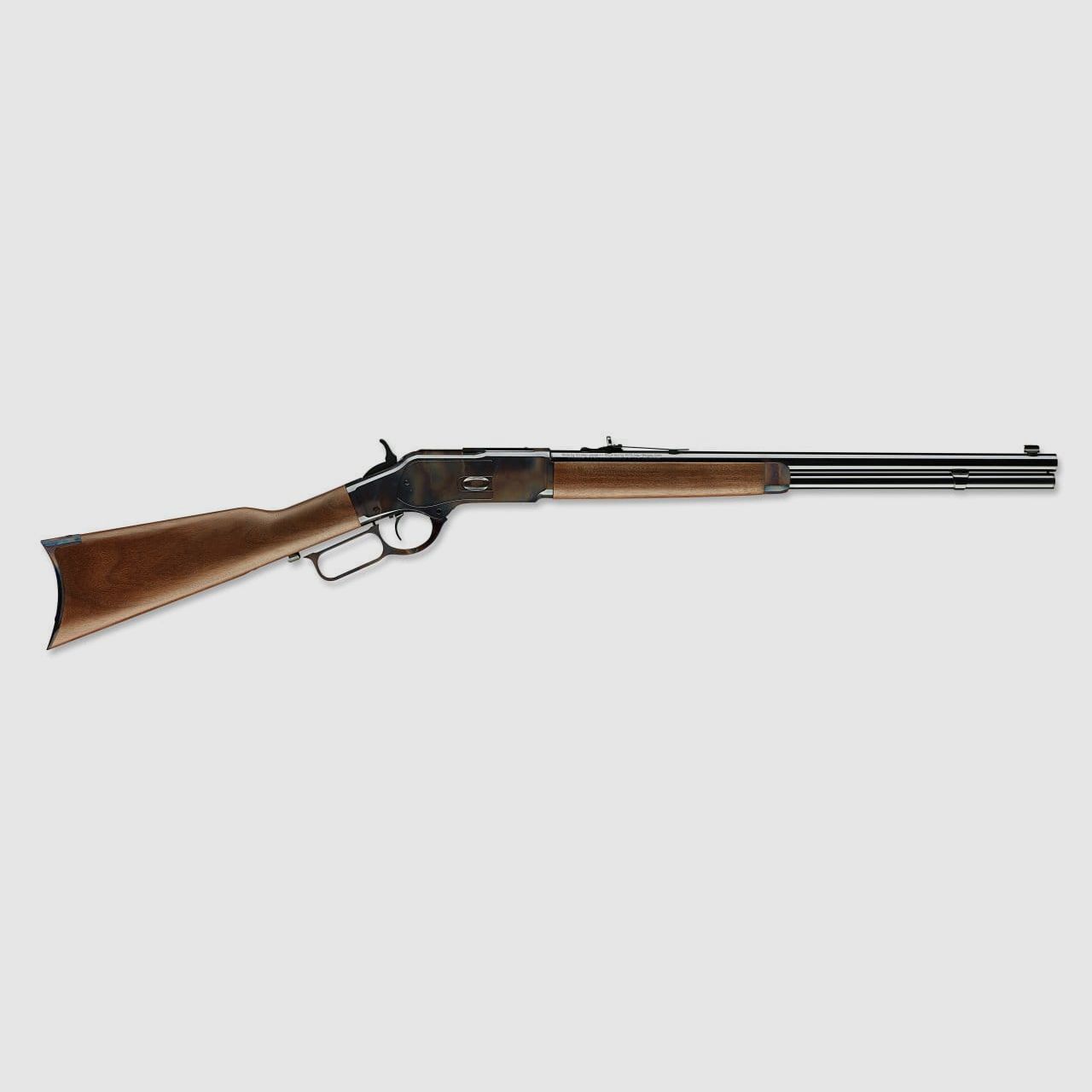 Winchester Mod 1873 Short Rifle Case Hardened Underlever Repeating Rifle Cal 44...