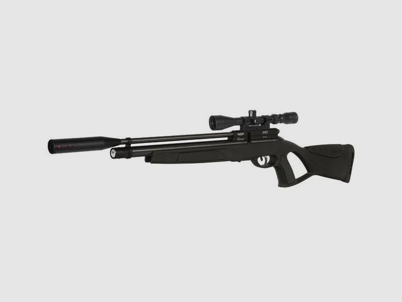Pressluftgewehr Gamo Coyote Whisper Kunststoffschaft schwarz 10 Schuss Magazin Kaliber 4,5 mm (P18)